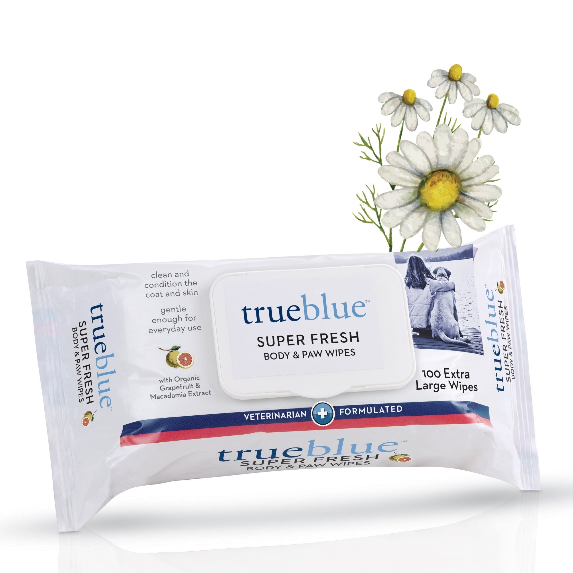 TrueBlue Super Fresh Body & Paw Wipes