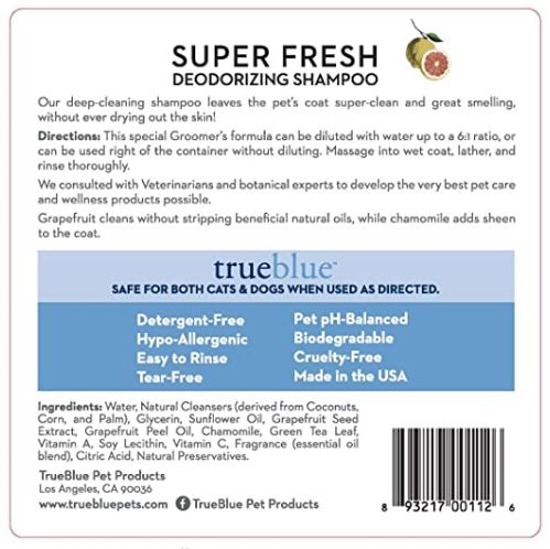 Super Fresh Dog Shampoo - Concentrated Professional Formula